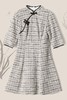LNNNS 千鸟纹粗花呢旗袍连衣裙 8088 商品缩略图4