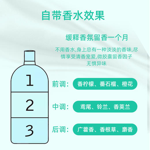 香氛衣物柔顺剂950g/瓶（晨间松林） 商品图3