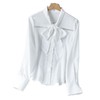 2023秋装新款衬衫女长袖宽松雪纺衫白色女士衬衣A2516 商品缩略图4