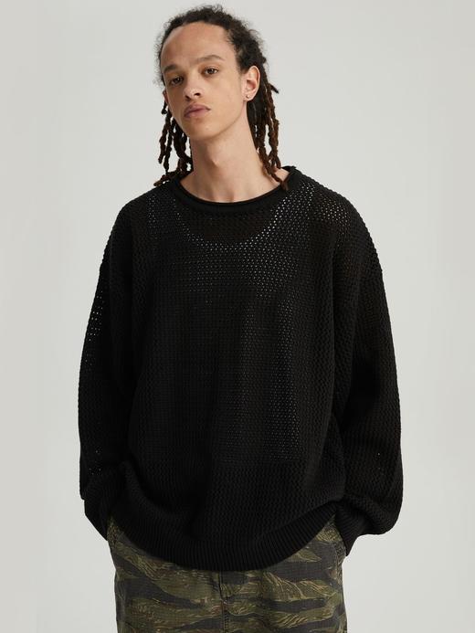 WassupHouse 镂空圆领毛衣 商品图7