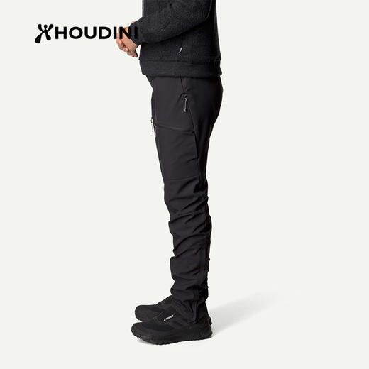 HOUDINI胡丁尼 Pace Pants 速度 女户外防风保暖徒步登山软壳长裤 800056 商品图4