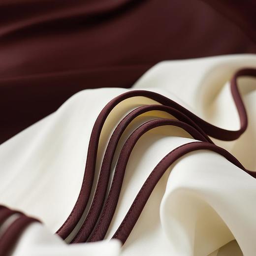 2023秋装新款衬衫女长袖宽松雪纺衫撞色女士衬衣A2659 商品图3