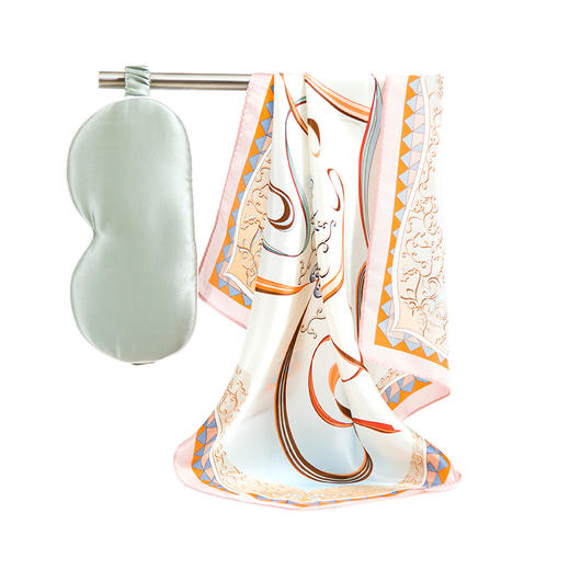 真丝眼罩丝巾组合 ES0001 商品图3