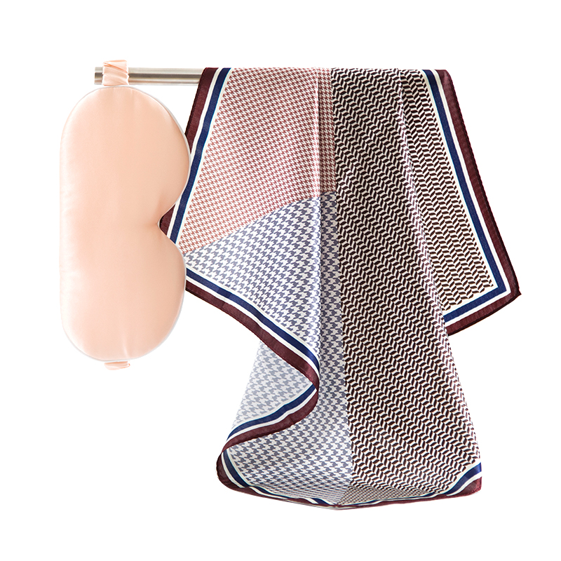 真丝眼罩丝巾组合 ES0001