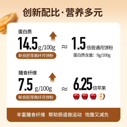 新良广式胚芽高纤月饼粉350g中低筋面粉广式月饼糕点专用烘焙原料 商品图2