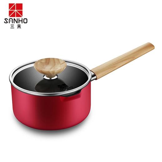 三禾不粘奶锅钛级天工宝宝婴儿辅食锅16cm 商品图0