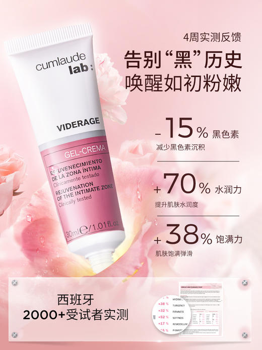 Cumlaude珂蔓朵焕活新生 （益生元慕斯+粉嫩霜+精华油50ml+凝胶*2盒） 商品图4