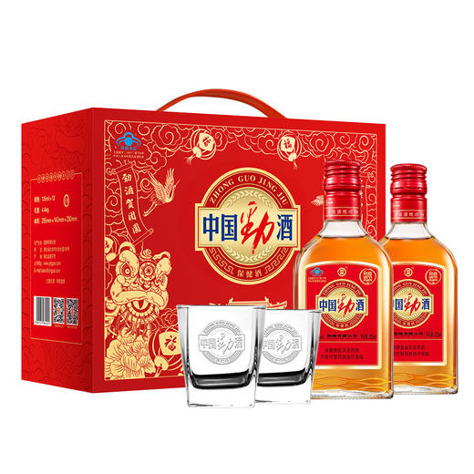 中国劲酒 35度 125ml*12瓶  内置赠品礼盒装 药材酒 保健酒 自饮 小酌 宴请 家庭聚餐 商品图0