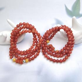 南红玛瑙四圈-度母圆珠