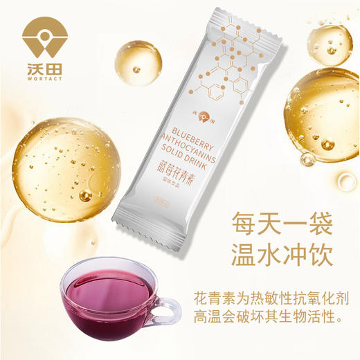 沃田蓝 蓝莓花青素冻干粉 6g*30包/盒 商品图3
