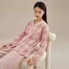 3部顶瓜瓜睡衣女士春秋款纯棉长袖格子家居服DJJWQ-APW21605 商品缩略图4