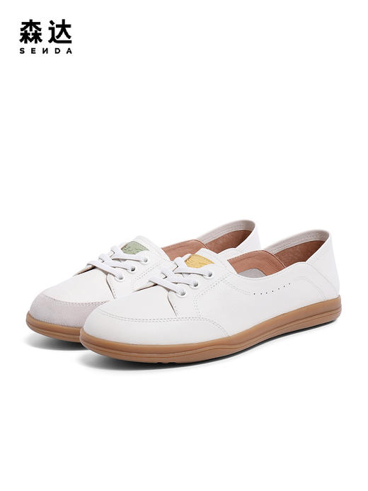 【Senda森达】 A3F丨平底单鞋可可鞋运动休闲鞋4WG04CA3 商品图3