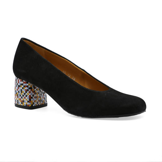 断码特价39码——西班牙原产优雅舒适女时装鞋黑色22353 商品图1