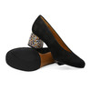 断码特价39码——西班牙原产优雅舒适女时装鞋黑色22353 商品缩略图8