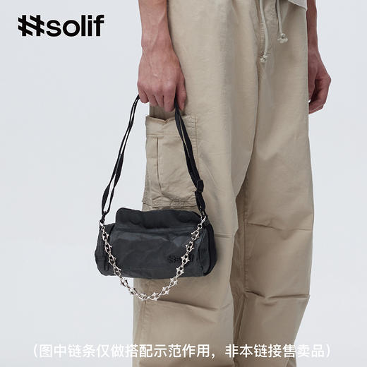 Solif废土做旧风水桶包可水洗男女单肩斜挎流行包包官方正品 商品图2