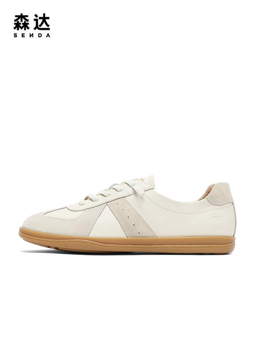 【Senda森达】 A3F丨德训鞋休闲小白鞋可可鞋4WG27CM3 商品图1