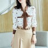 2023秋装新款衬衫女长袖宽松雪纺衫优雅女士衬衣A2677 商品缩略图3