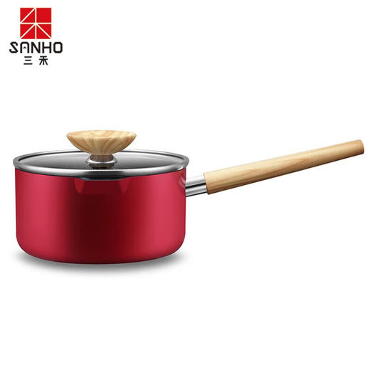 三禾不粘奶锅钛级天工宝宝婴儿辅食锅16cm 商品图2