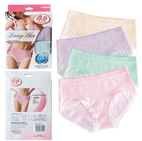 浪莎SPA花纱3D女士内裤2条装OK1713-2