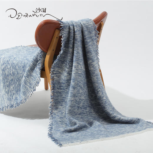 西藏手工艺氆氇双色披毯SJF95P563W 商品图0