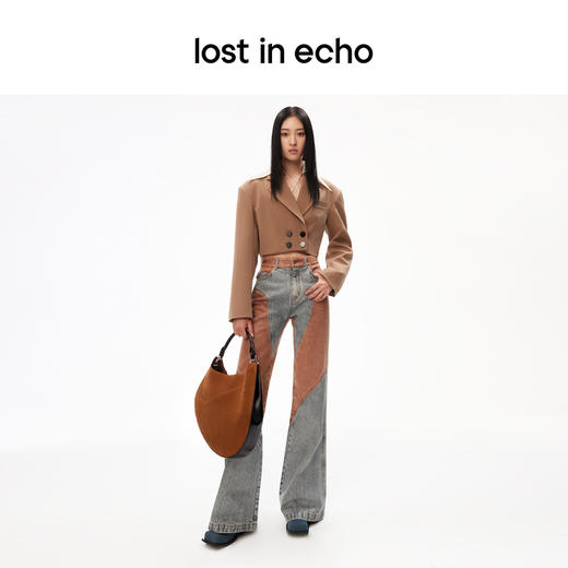 [捡漏价]lost in echo原创设计师款不对称立体蛋蛋包通勤手提单肩斜挎包 商品图2