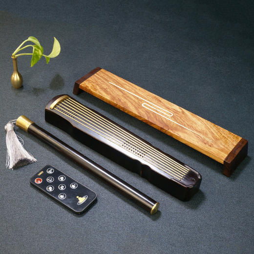 古琴蓝牙音响香具六件套 红木香具沉香插文创礼品理佛静心礼品 商品图2