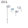 【zegl耳妆盘】设计师海洋印迹系列耳夹女无耳洞耳骨夹耳环耳饰品 商品缩略图0