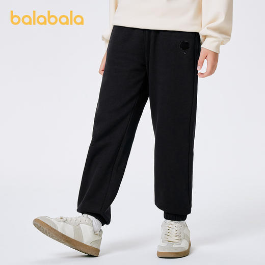 巴拉巴拉童装女童裤子冬装新款中大童加绒长裤保暖儿童舒适潮 商品图2