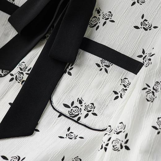 2023秋装新款衬衫女长袖宽松雪纺衫优雅女士衬衣A2677 商品图2