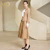 秋季高端时尚气质卡其色职业西装半身裙套装洋气宴会西服外套 商品缩略图3