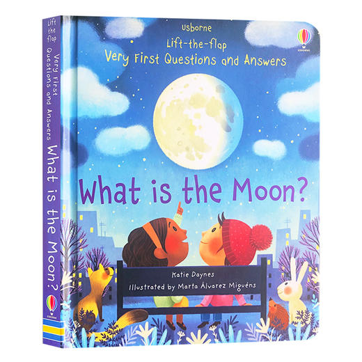 月亮是什么 英文原版 What is the Moon Usborne 尤斯伯恩 幼儿英语启蒙认知 英文版单词故事绘本 进口原版英语科普翻翻书 商品图0