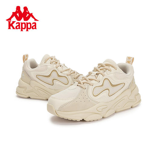 Kappa卡帕潮流跑鞋2023新款情侣男女运动复古跑鞋拼接厚底老爹鞋 商品图3