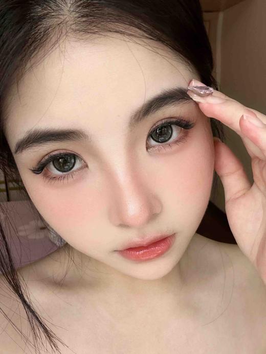 年抛 款式名字：匿名心动 Sondercon | 大直径14.5 着色13.8 | 【同品牌多副更划算，选款色板在详情页内，记得下滑】黑灰色美瞳 商品图3