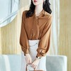 2023秋装新款衬衫女长袖宽松雪纺衫灯笼袖女士衬衣A2715 商品缩略图2
