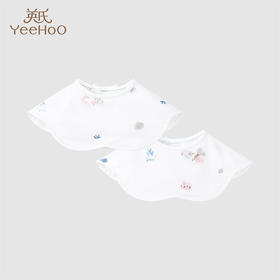 英氏新生儿口水巾宝宝围巾纯棉抗菌2023秋季新品YLSBJ0P167A