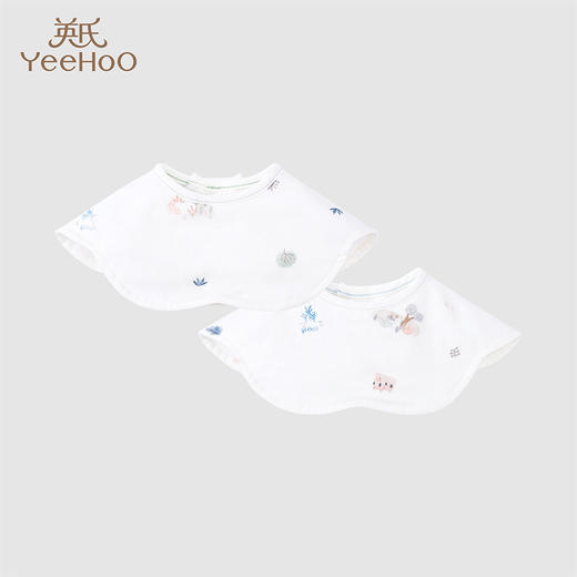 英氏新生儿口水巾宝宝围巾纯棉抗菌2023秋季新品YLSBJ0P167A 商品图0