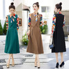 秋季新款，假三件套连衣裙女装时尚气质女装HR-GJC2379 商品缩略图0