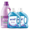 蓝月亮 洁净礼包  薰衣草香深层洁净护理洗衣液 1kg*2瓶+绿色柔顺剂500g 商品缩略图0