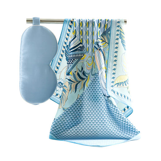 真丝眼罩丝巾组合 ES0001 商品图6