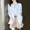 2023秋装新款衬衫女长袖宽松雪纺衫白色女士衬衣A2399 商品缩略图2