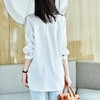 2023秋装新款白衬衫女长袖宽松雪纺衫镂空女士衬衣A2561 商品缩略图1