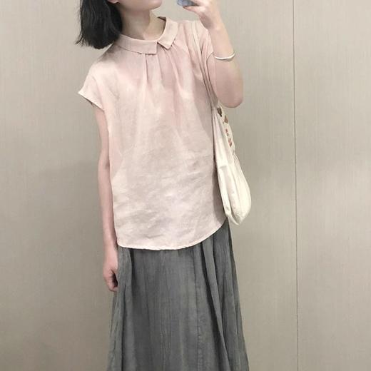 裁缝学苑AQ192亚麻衬衫纸样半身裙两件套装上衣小衫半裙服装打板 商品图3