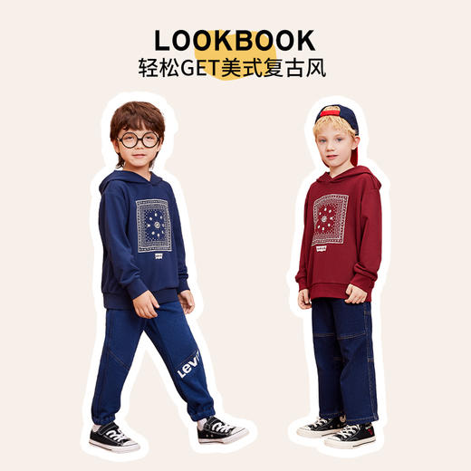 LEVIS 秋 大童小童 卫衣 LVN-PO-J604 商品图2