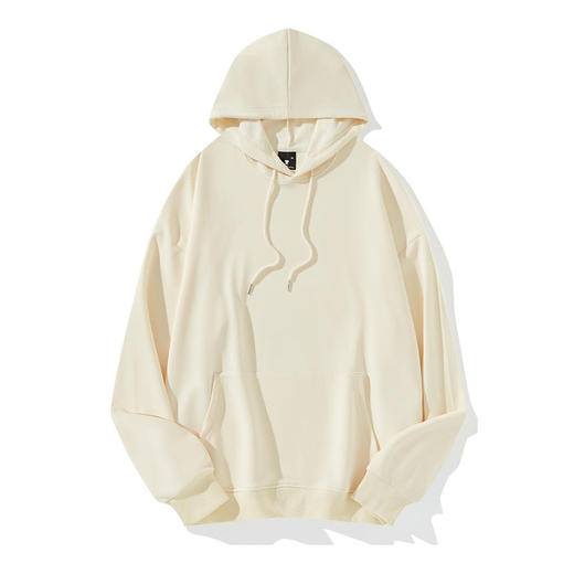 【时尚百搭！宽松纯色连帽卫衣】男女情侣均可穿着，秋季套头长袖衫，斜纹织纹面料，质感十足。秋季必备，随意搭配li 商品图14