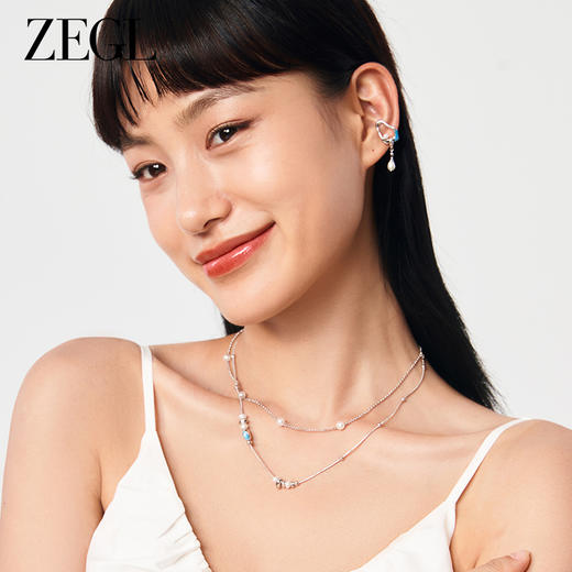 【zegl耳妆盘】设计师海洋印迹系列耳夹女无耳洞耳骨夹耳环耳饰品 商品图2