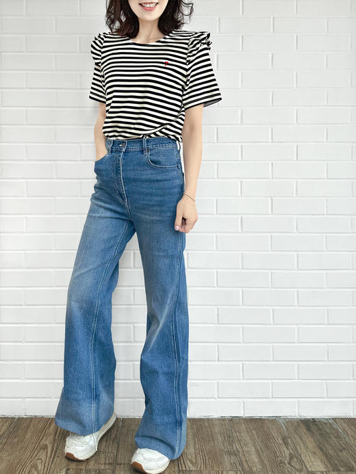 TYNVIE 荷叶撑肩短袖T恤 商品图3