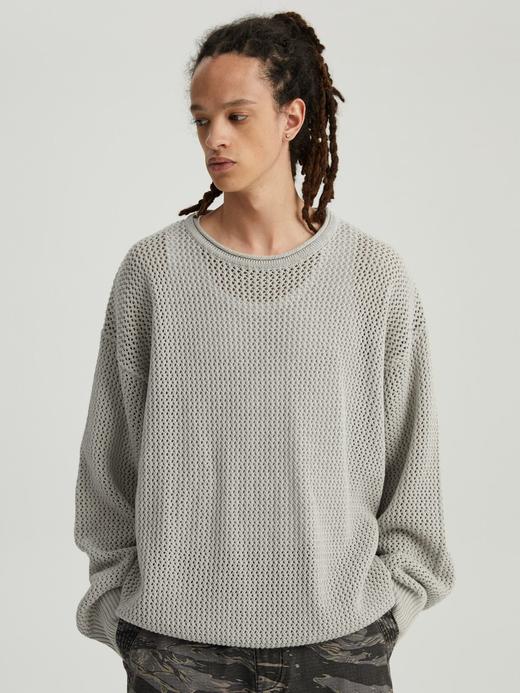 WassupHouse 镂空圆领毛衣 商品图8