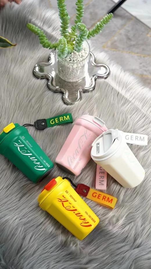 年后发！孙颖莎同款！【正品GERM&可口可乐联名款菱形咖啡杯】可保冷 可保温 内杯316医用钢！咖啡杯，圆形，菱形两种设计风格，两种容量选择【品牌直发】 送礼物 商品图4