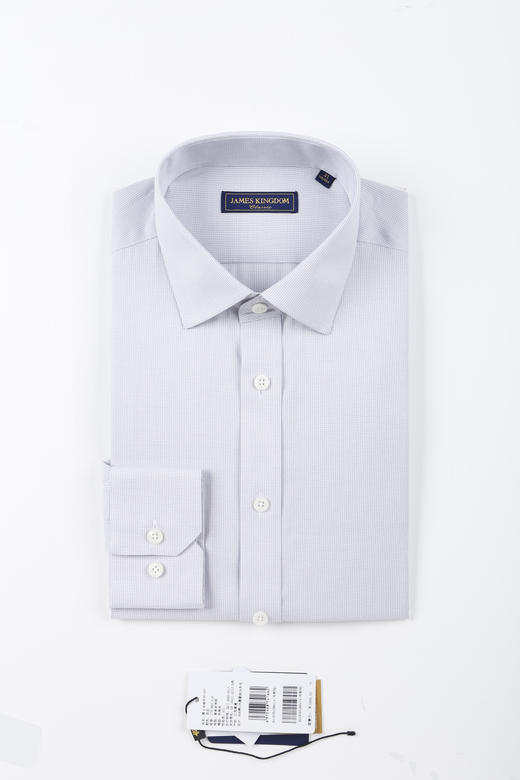 JAMESKINGDOM占姆士全棉高级免烫长袖衬衫 商品图5