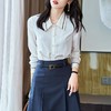 2023秋装新款衬衫女长袖宽松雪纺衫简约女士衬衣A2510 商品缩略图1